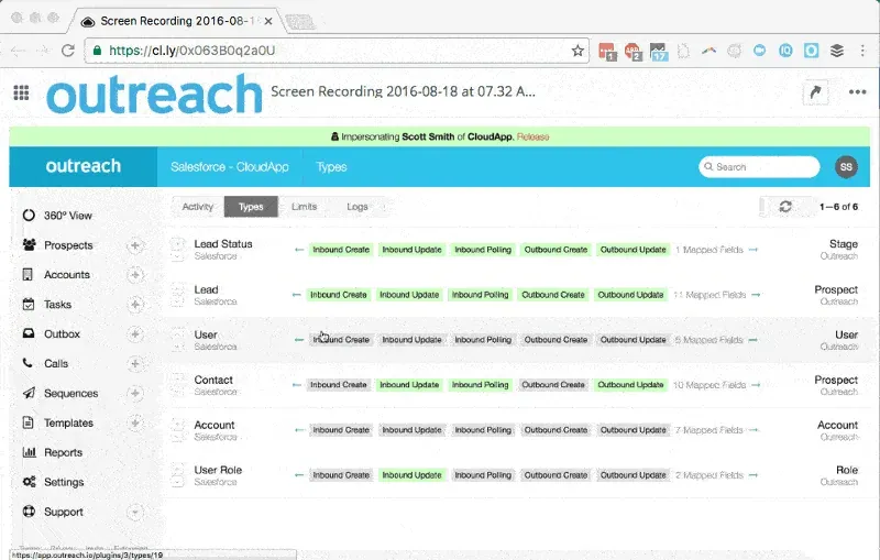 Our work with Outreach