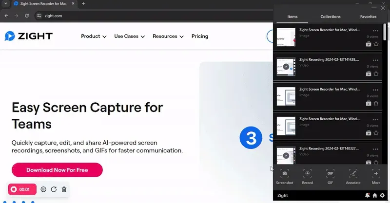 1. Zight – Using a Dedicated Screenshot Tool