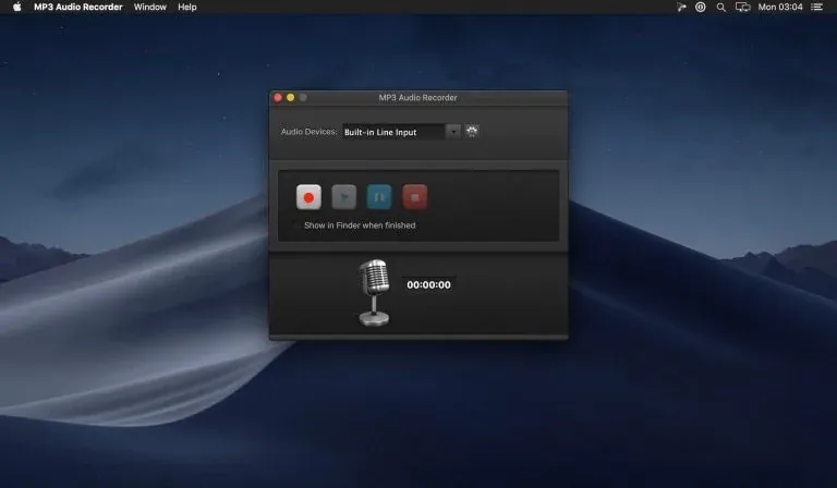 3. MP3 Audio Recorder