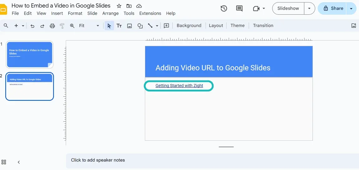 I. Paste the Video URL