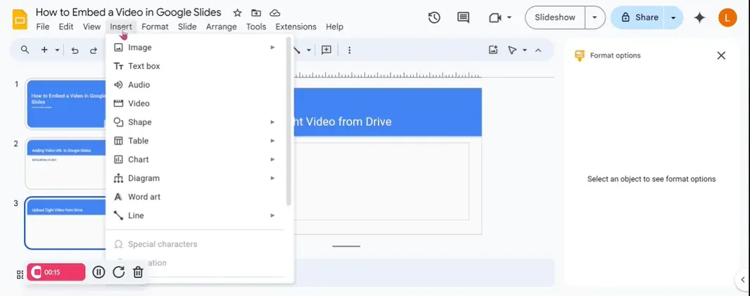 2. How to Embed a Video from Google Drive