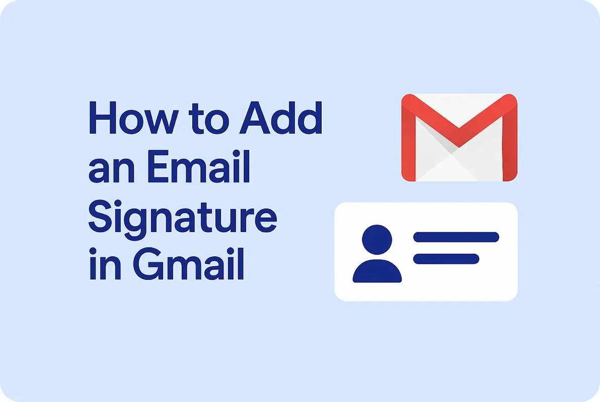 Add an Email Signature in Gmail