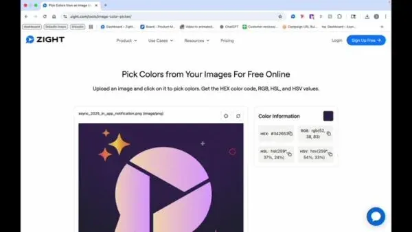 Select a color.