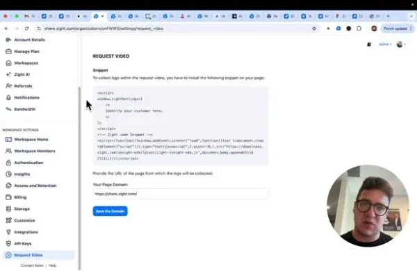 Install a snippet on your website.