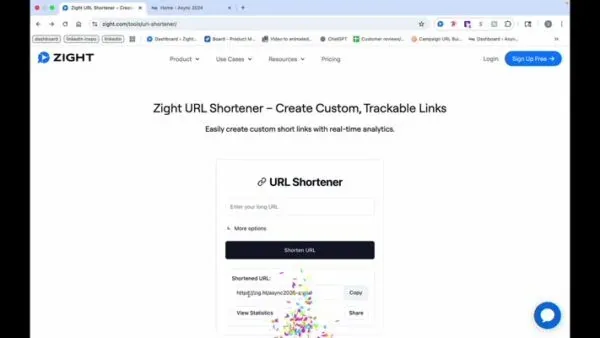 Shorten the URL.