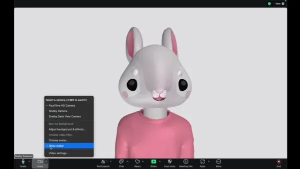 Select "Show Avatar" to Remove