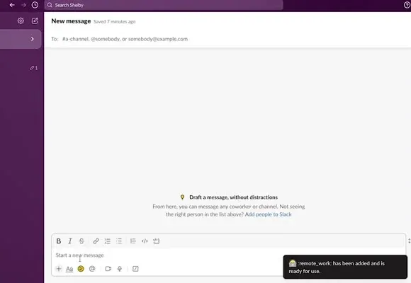 Emoji is ready to use