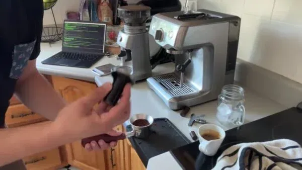 Tamp the Coffee