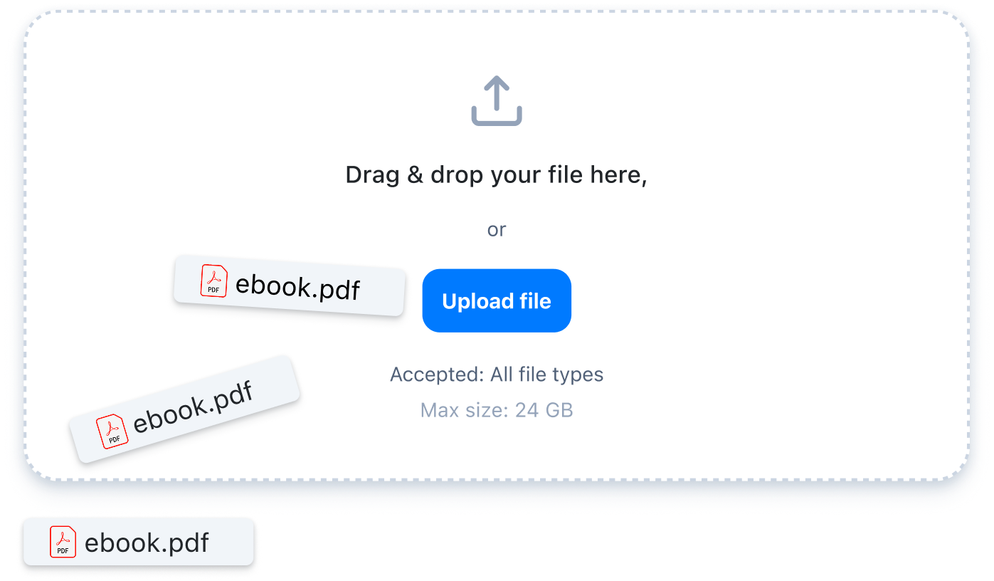 A Request File upload form