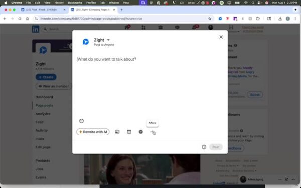 Choose "Add Documents" post option