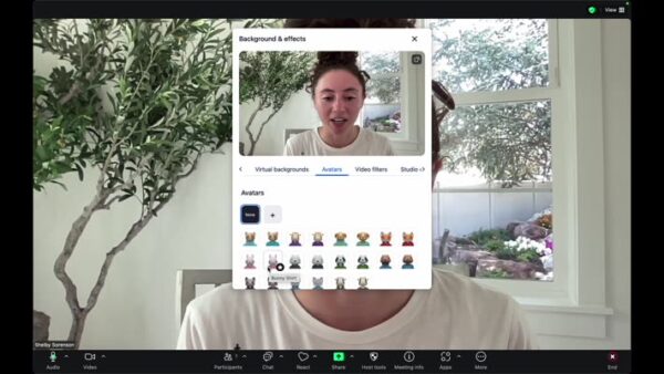 Browse the Available Avatars