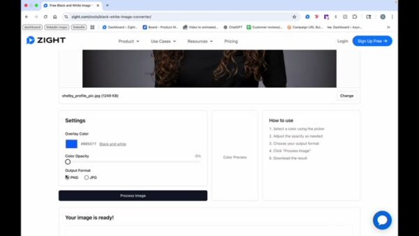 Choose output format