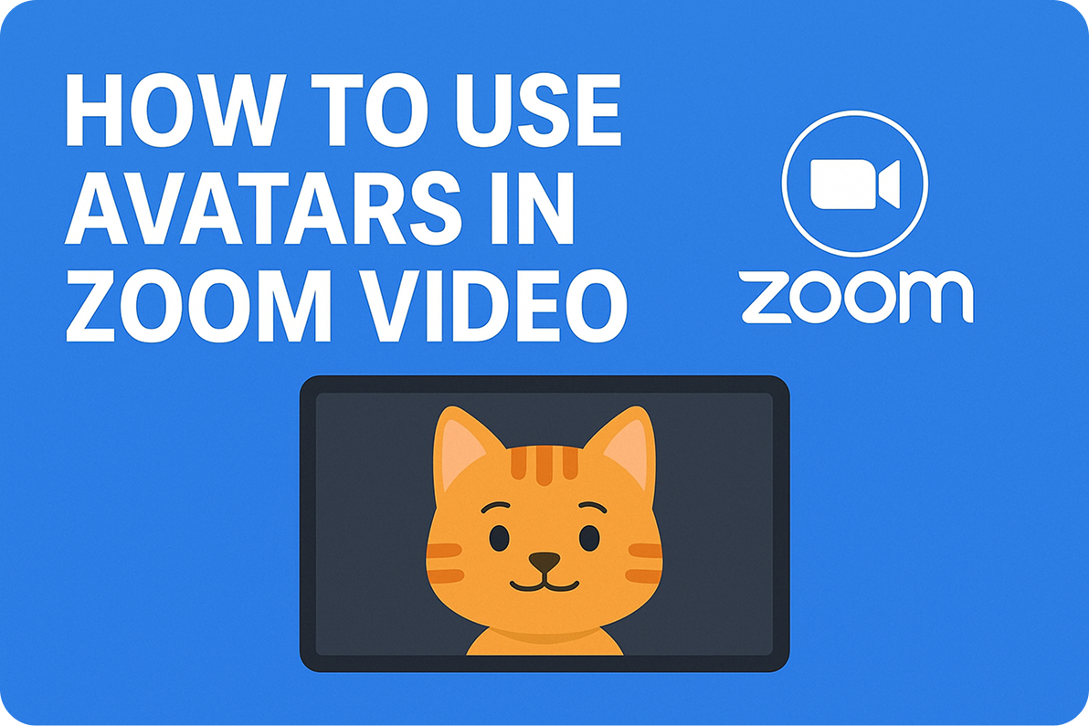 How to Use Avatars in Zoom Video Meetings