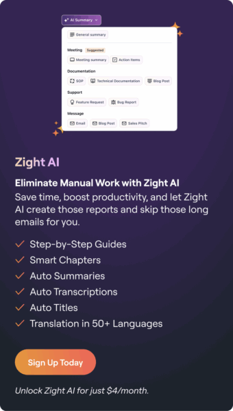 Zight AI banner