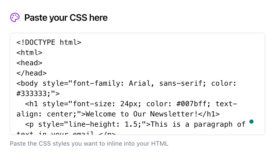 CSS Inliner for Email - Zight