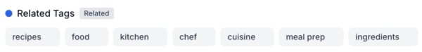 Related tags.