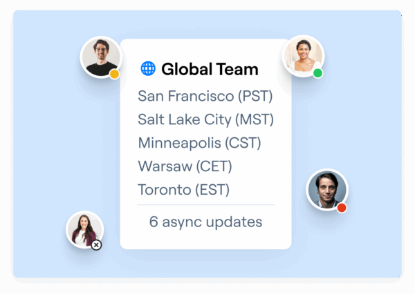 Request video for async teams.