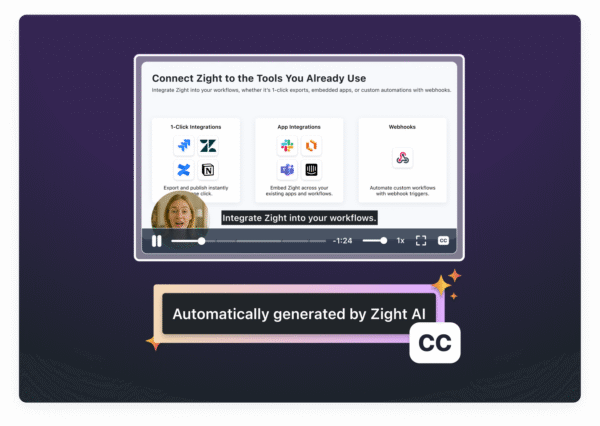 Closed captions generated by Zight AI