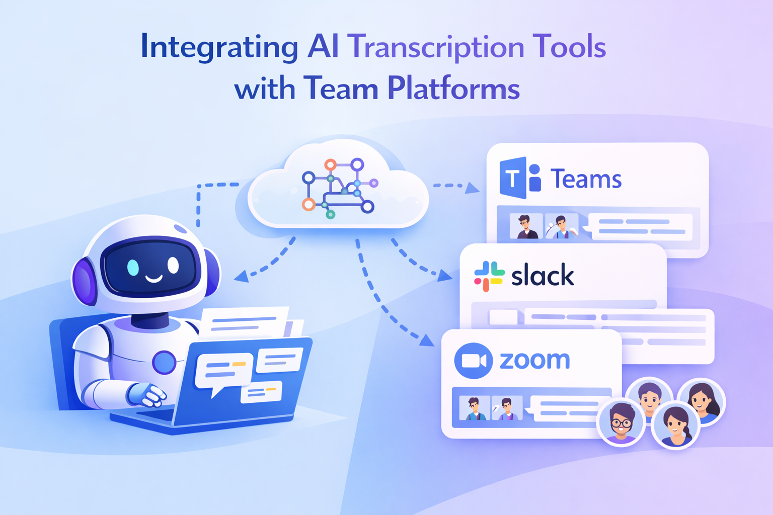 Integrating AI Transcription Tools with Team Platforms