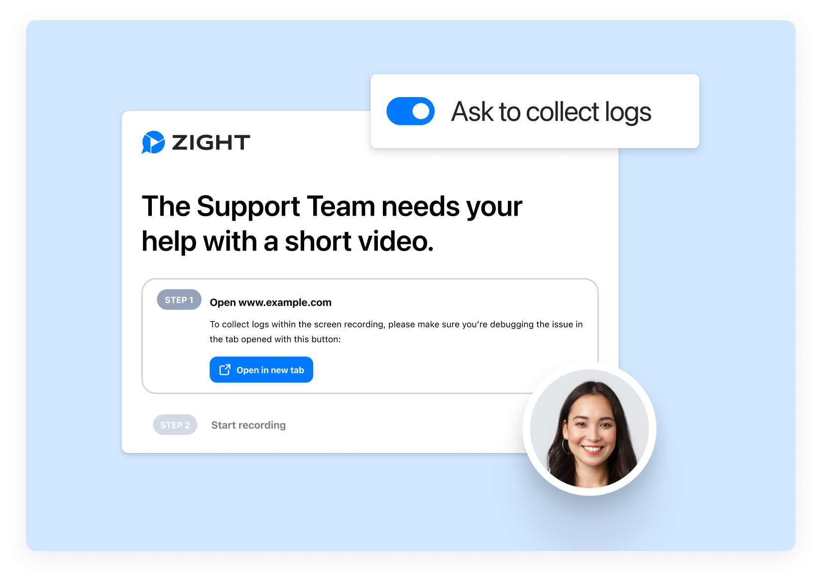 Request video and data logs.
