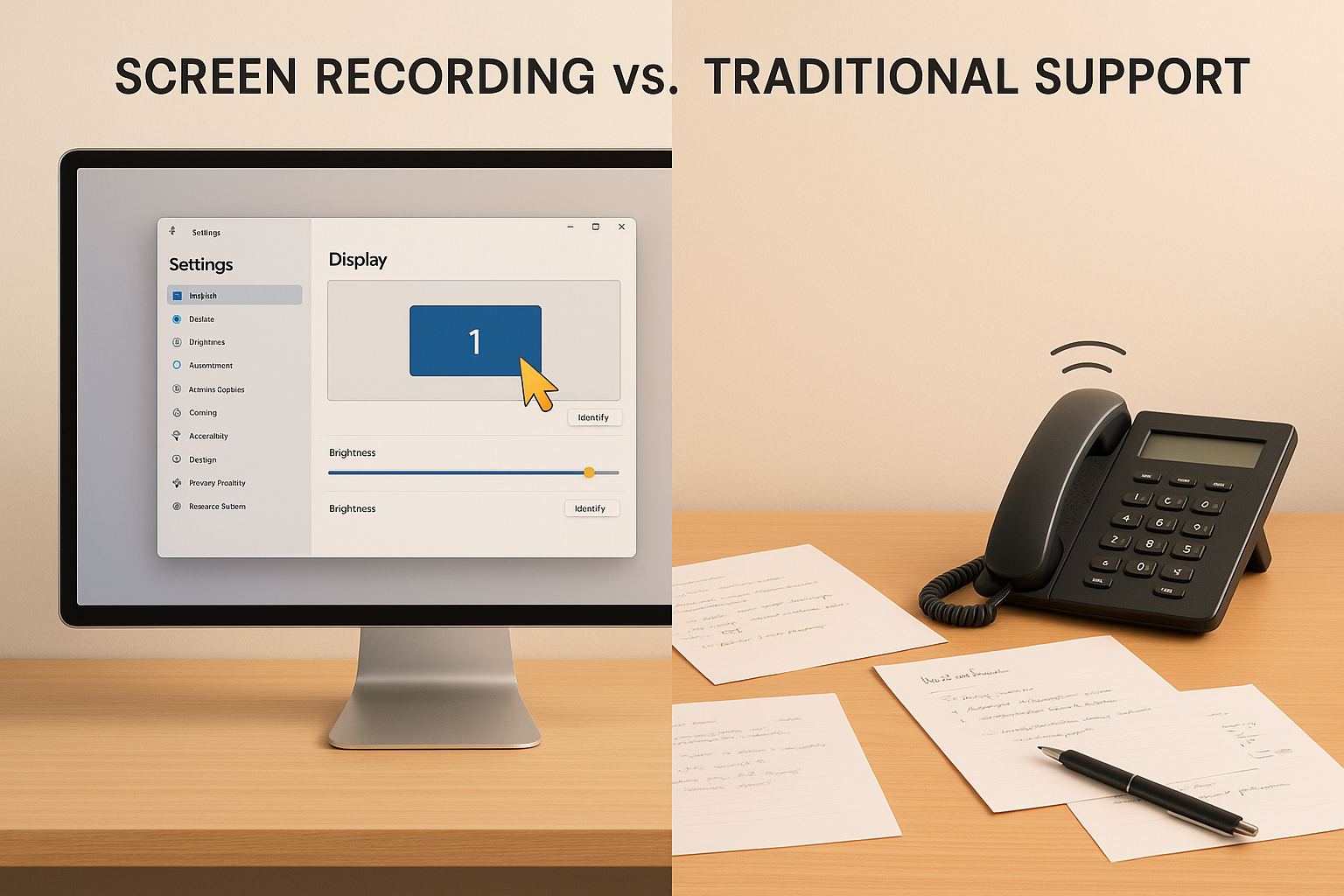 Screen Recording vs. Traditional Support: Key Differences